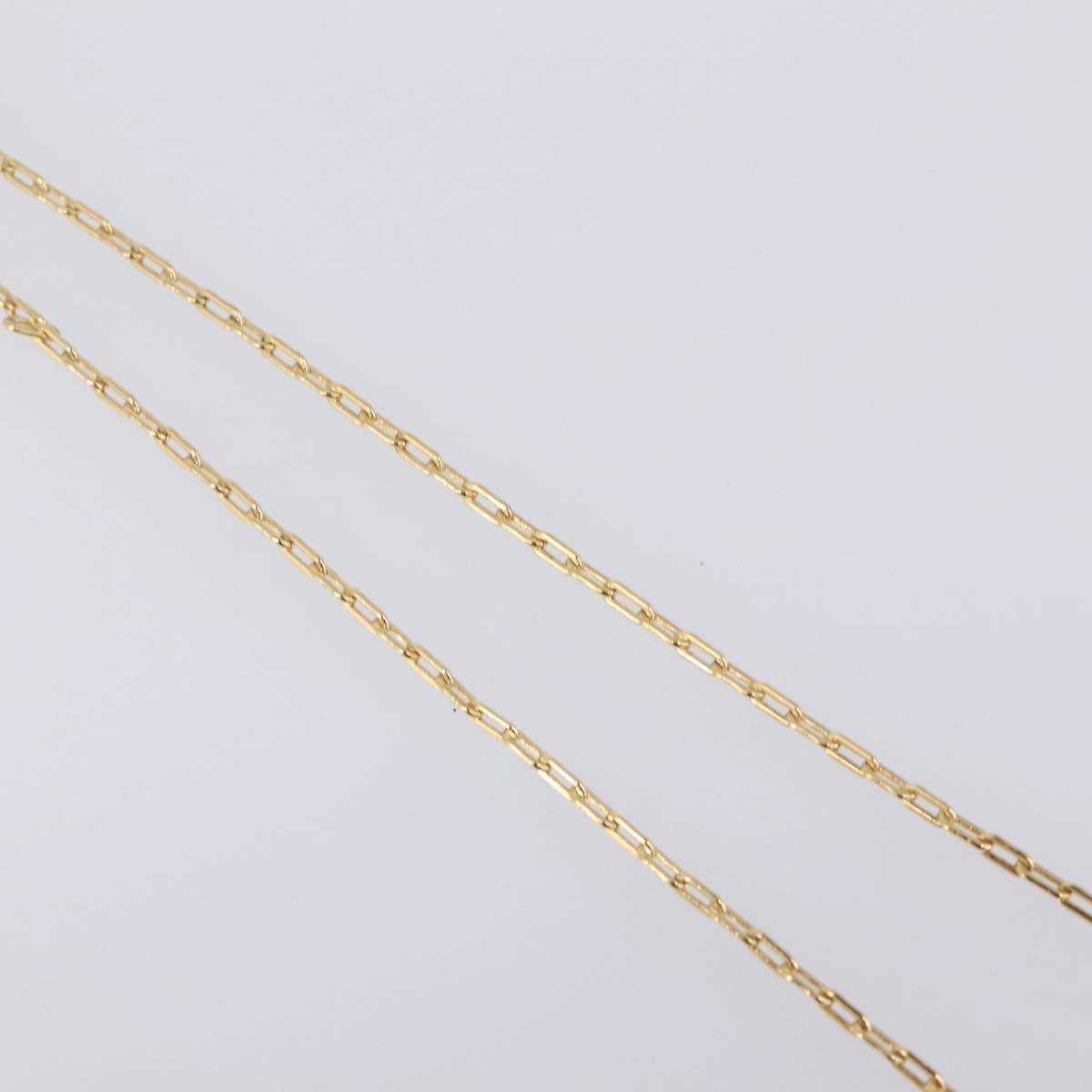 GIVENCHY Necklace Metal 4 Set Gold Tone Auth SW2857