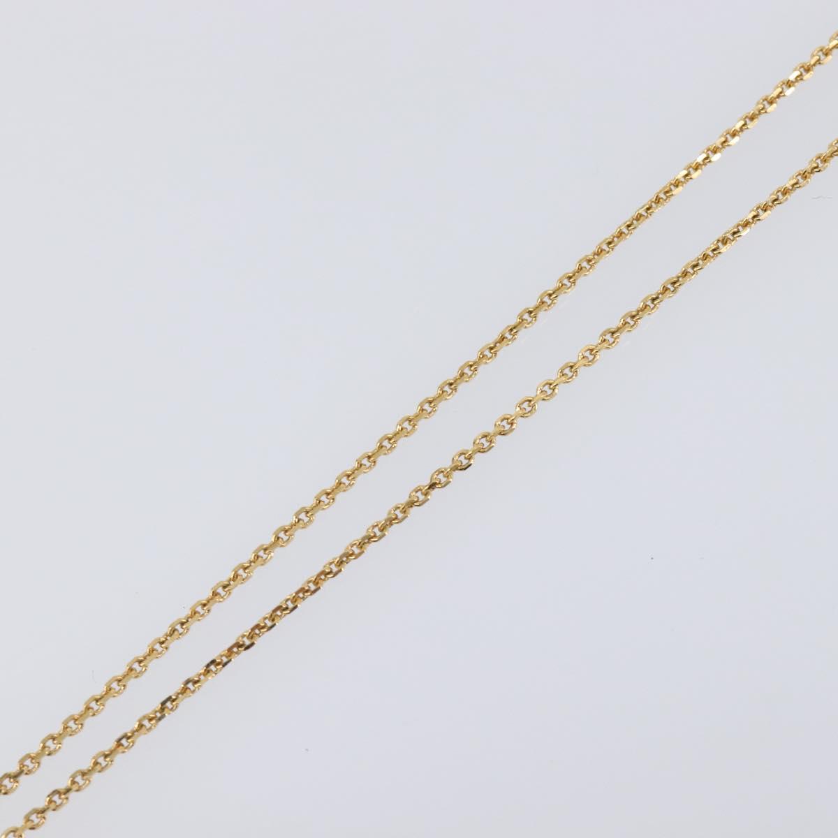 Salvatore Ferragamo Gancini Necklace metal Gold Tone Auth SW2862M