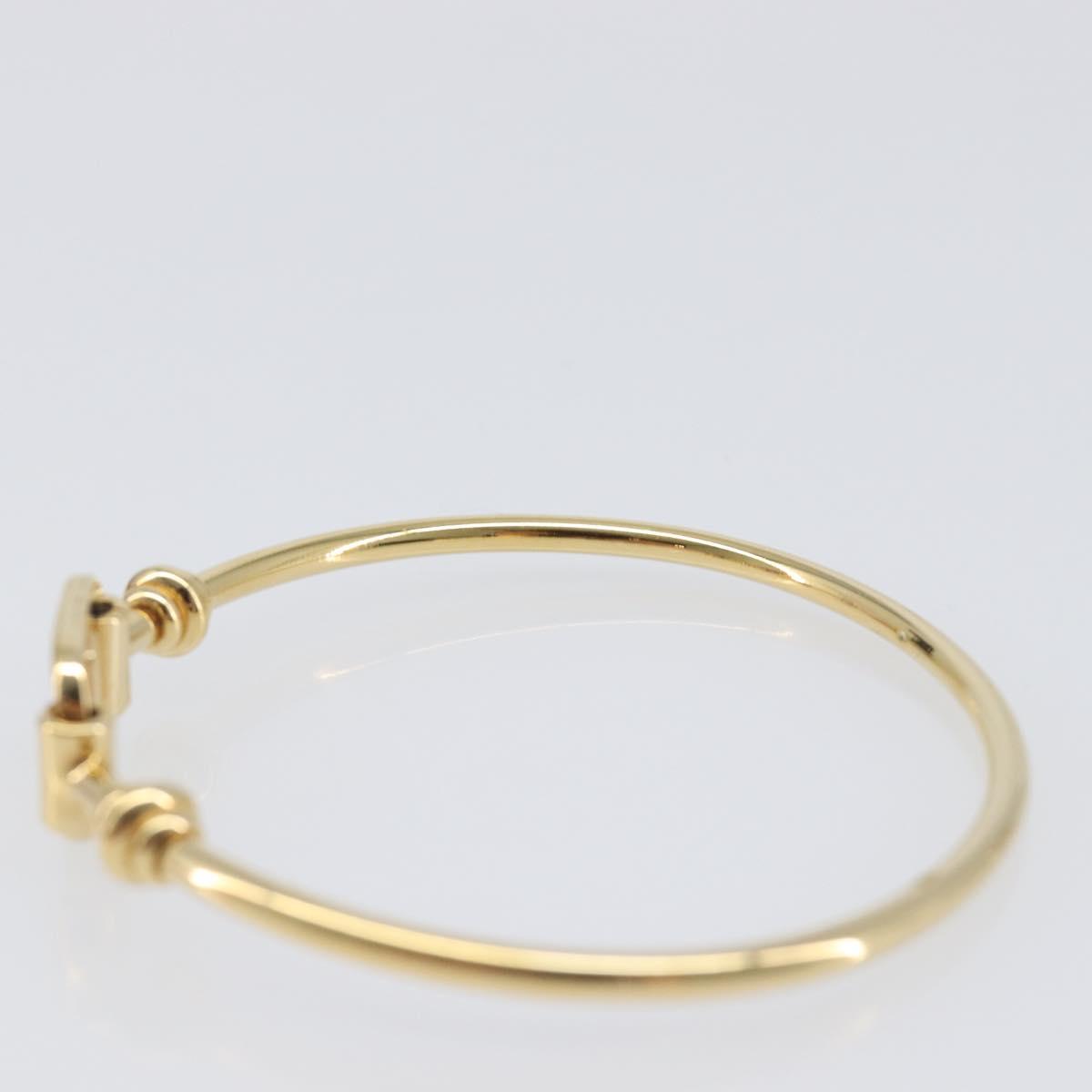 Salvatore Ferragamo Vala Bracelet Metal Gold Tone Auth SW2869V