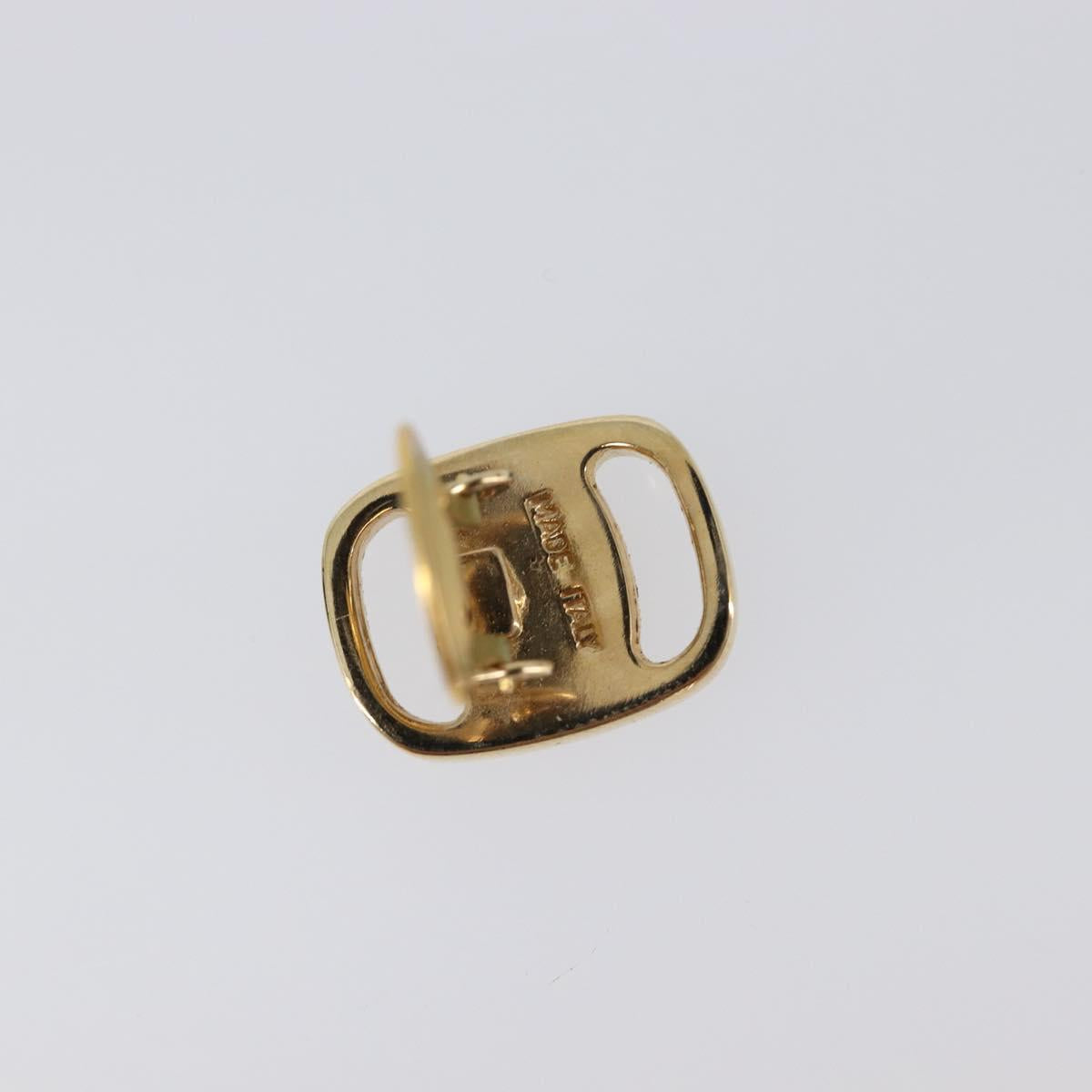 Salvatore Ferragamo Vala Earring Metal Gold Tone Auth SW2870