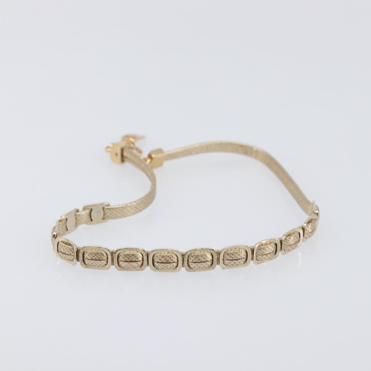 Salvatore Ferragamo Choker Necklace Metal 3 Set Gold Tone Auth SW2871