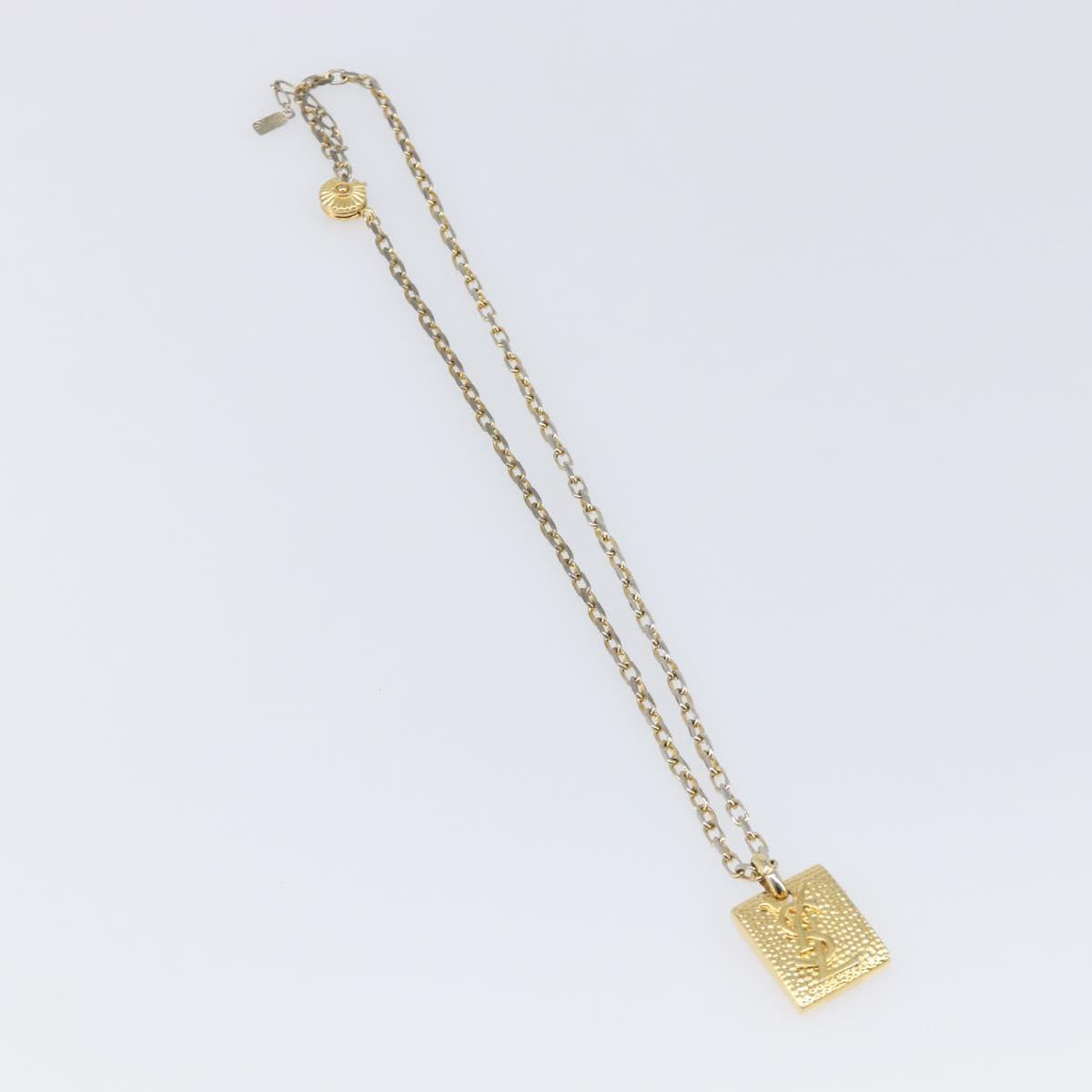 Salvatore Ferragamo Givenchy Saint Laurent Celine Necklace 5 Set Auth SW2872