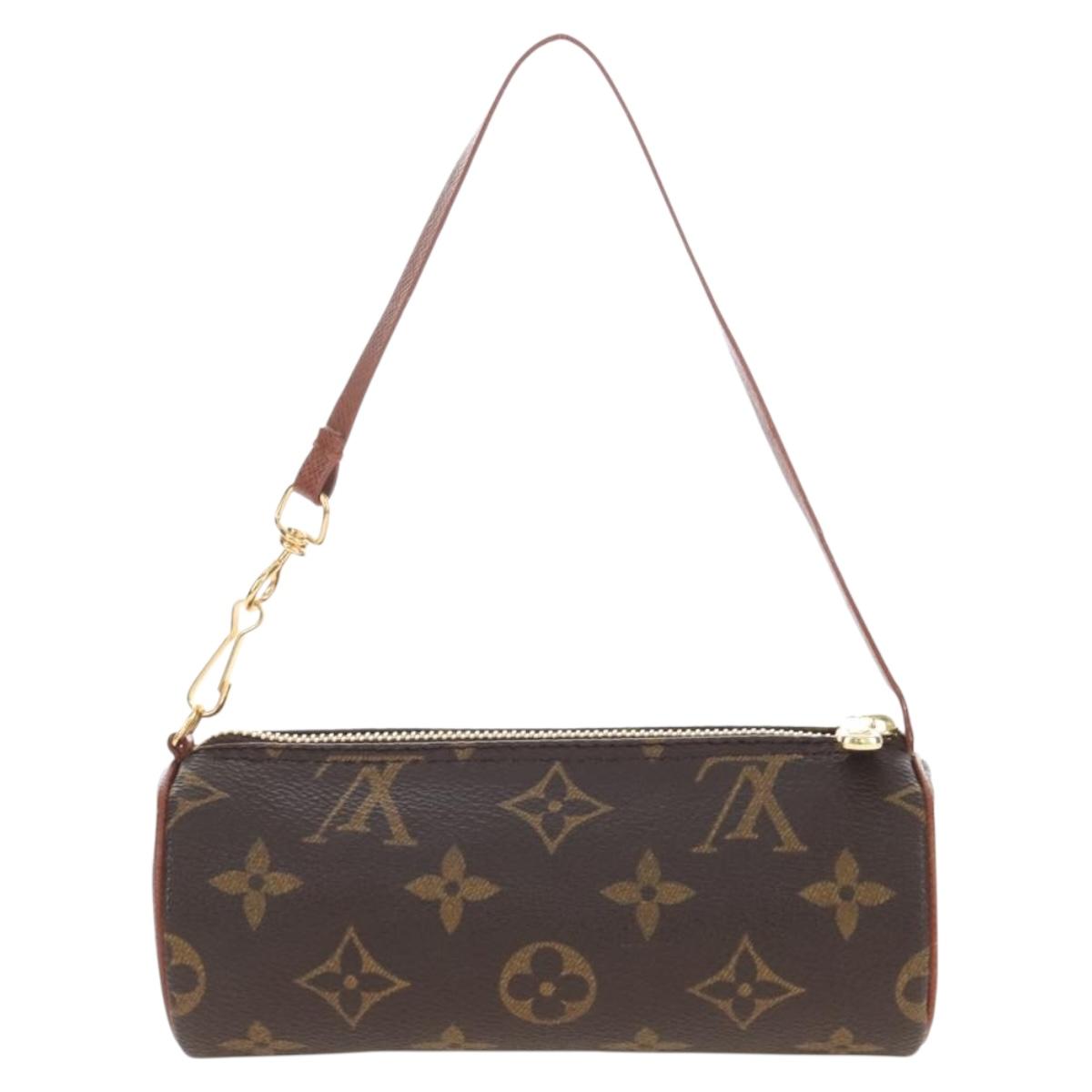 LOUIS VUITTON Monogram Papillon Pouch Pouch LV Auth SW2888V