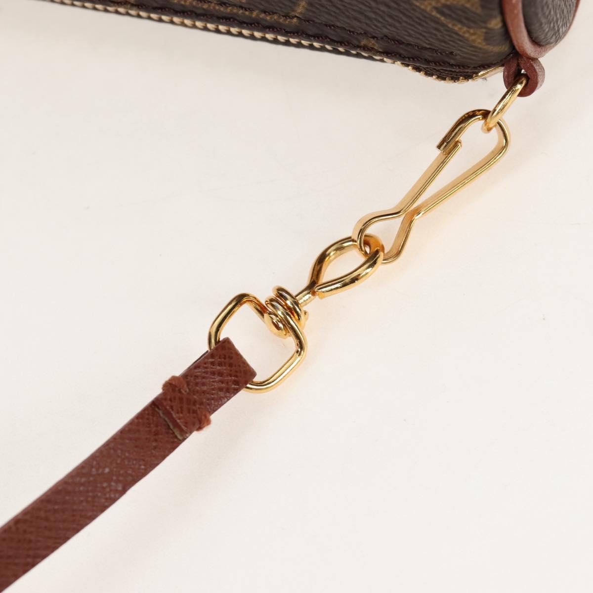 LOUIS VUITTON Monogram Papillon Pouch Pouch LV Auth SW2888V