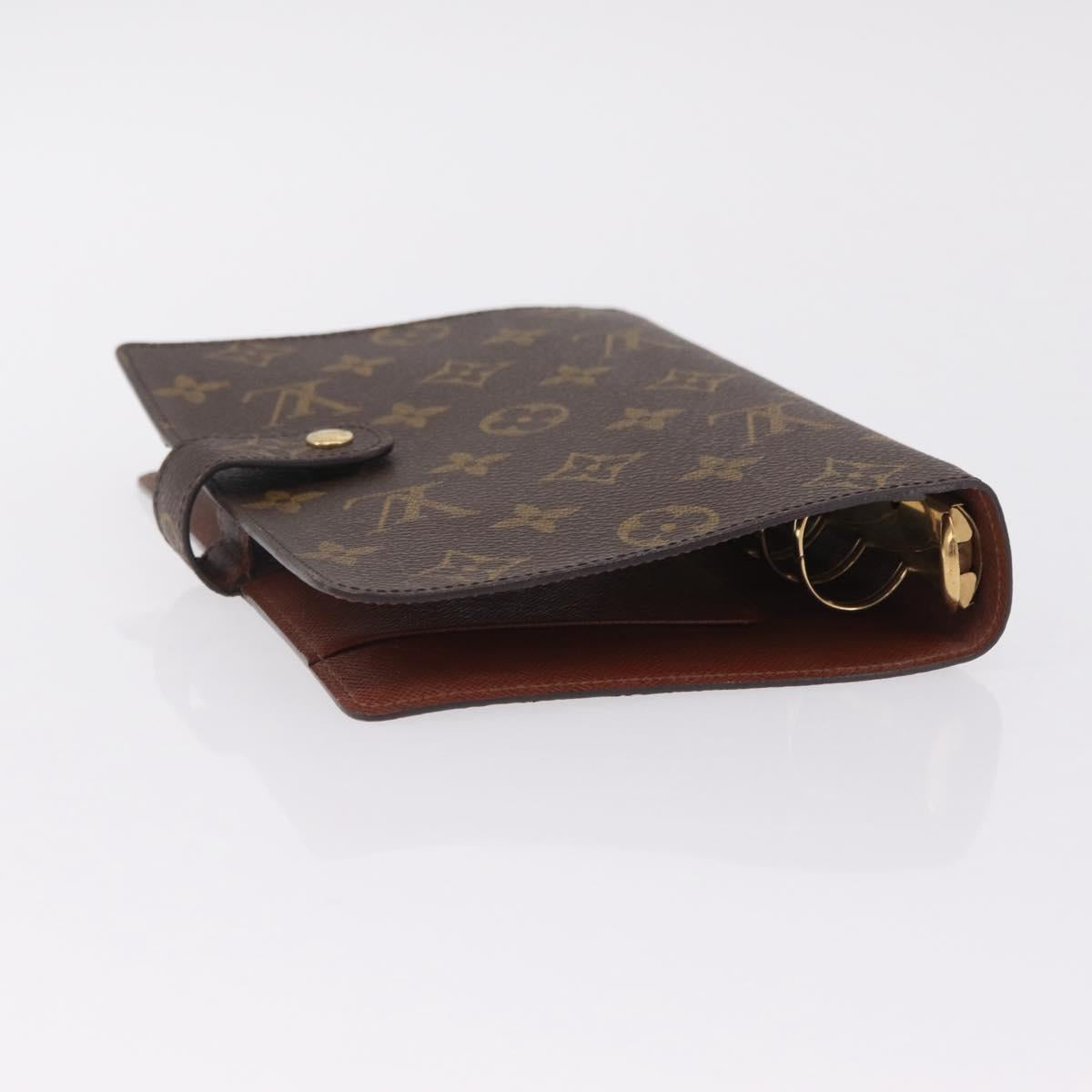 LOUIS VUITTON Monogram Agenda MM Day Planner Cover R20105 LV Auth SW2890V