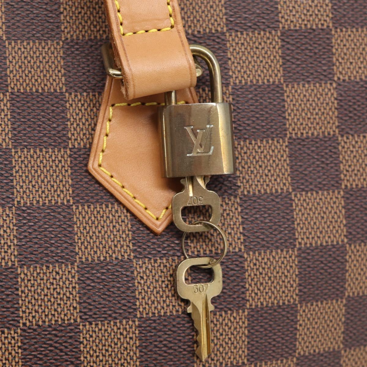 LOUIS VUITTON Damier Ebene Colombine Bag 100th anniversary N99037 Auth SW2915V