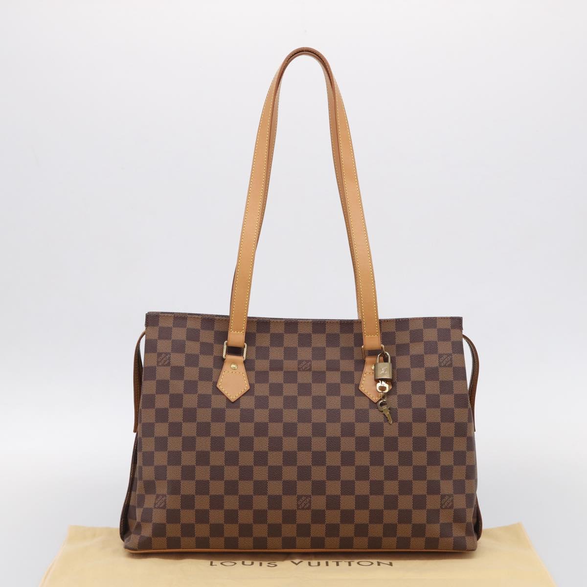 LOUIS VUITTON Damier Ebene Colombine Bag 100th anniversary N99037 Auth SW2915V