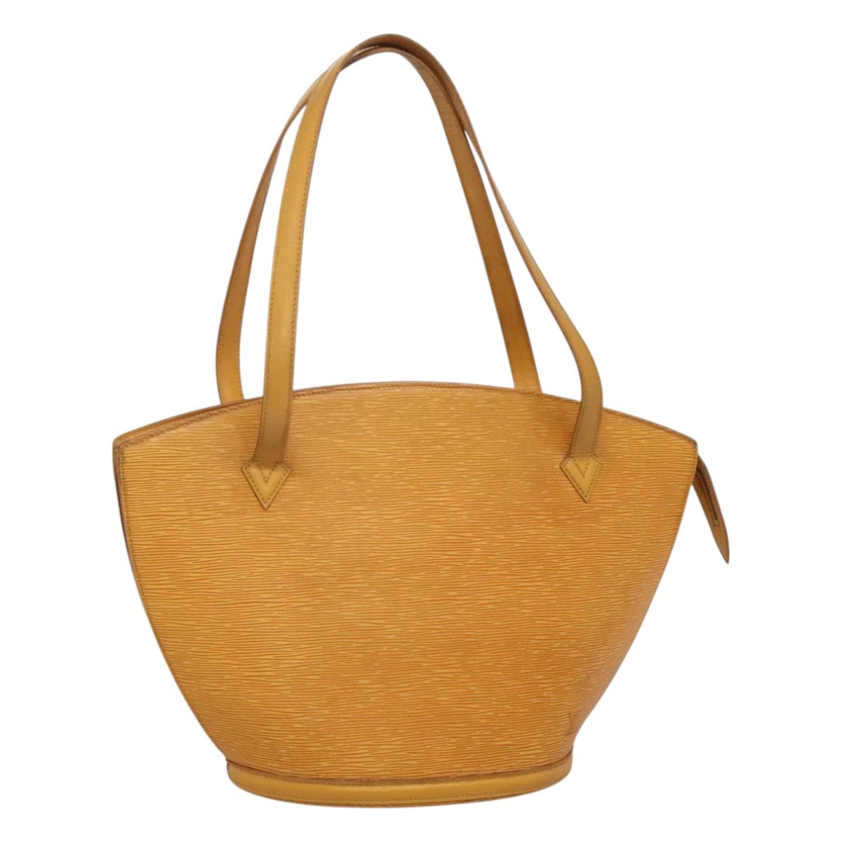 LOUIS VUITTON Epi Saint Jacques Shopping Shoulder Bag Yellow M52269 Auth sw321