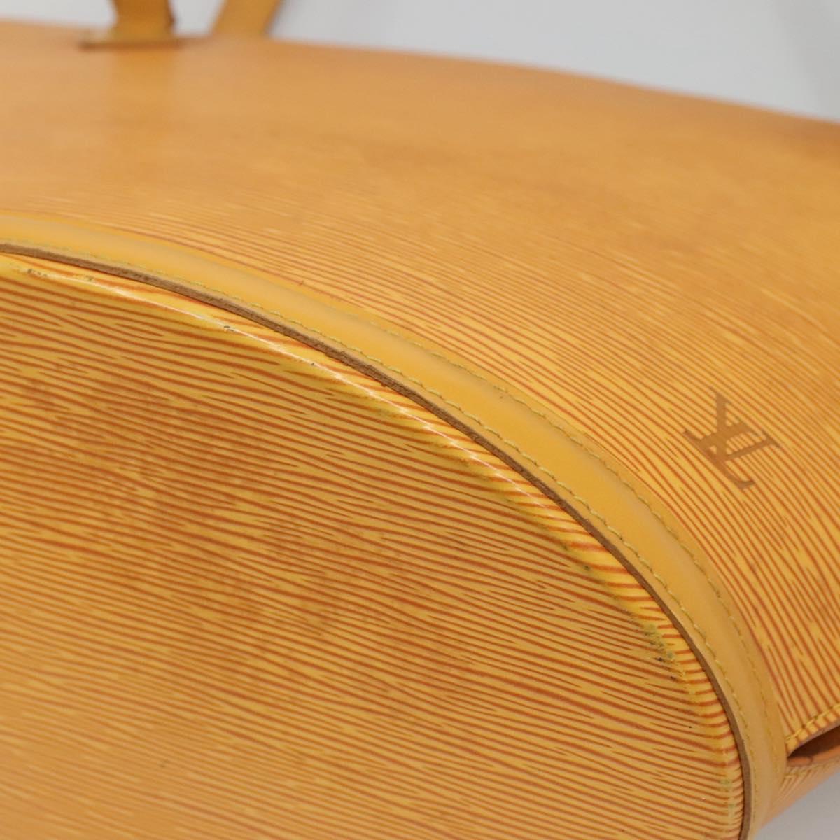 LOUIS VUITTON Epi Saint Jacques Shopping Shoulder Bag Yellow M52269 Auth sw321