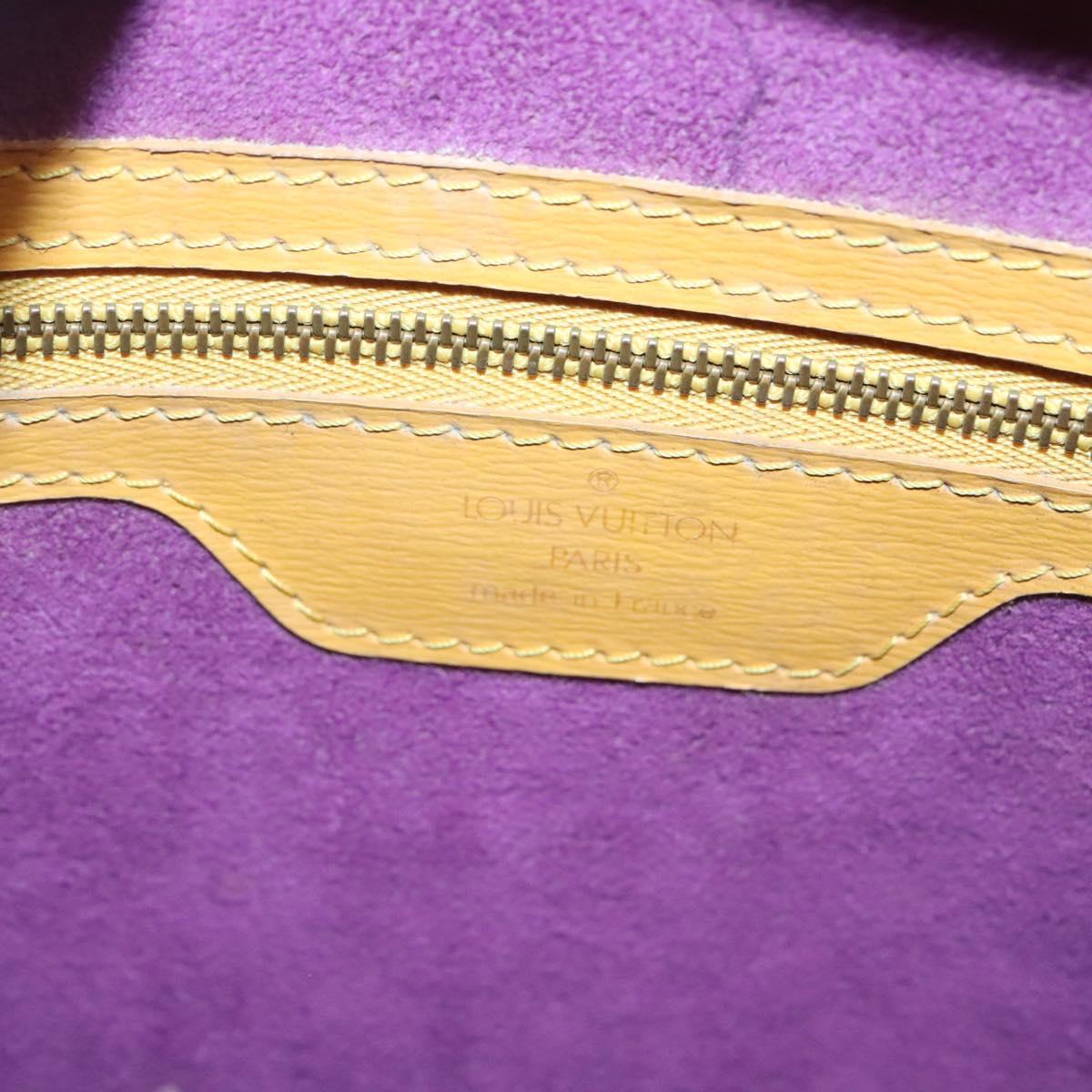 LOUIS VUITTON Epi Saint Jacques Shopping Shoulder Bag Yellow M52269 Auth sw321