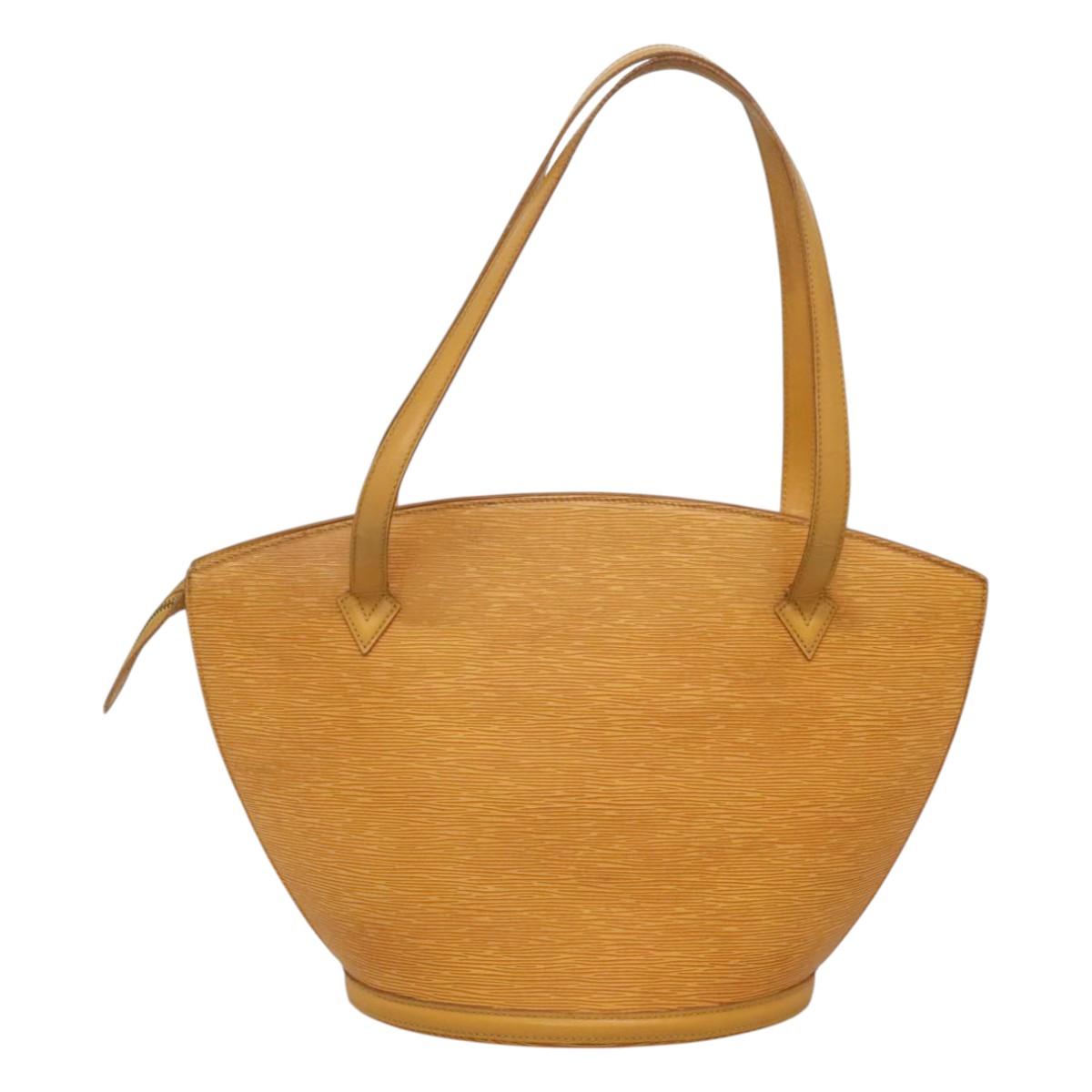 LOUIS VUITTON Epi Saint Jacques Shopping Shoulder Bag Yellow M52269 Auth sw321