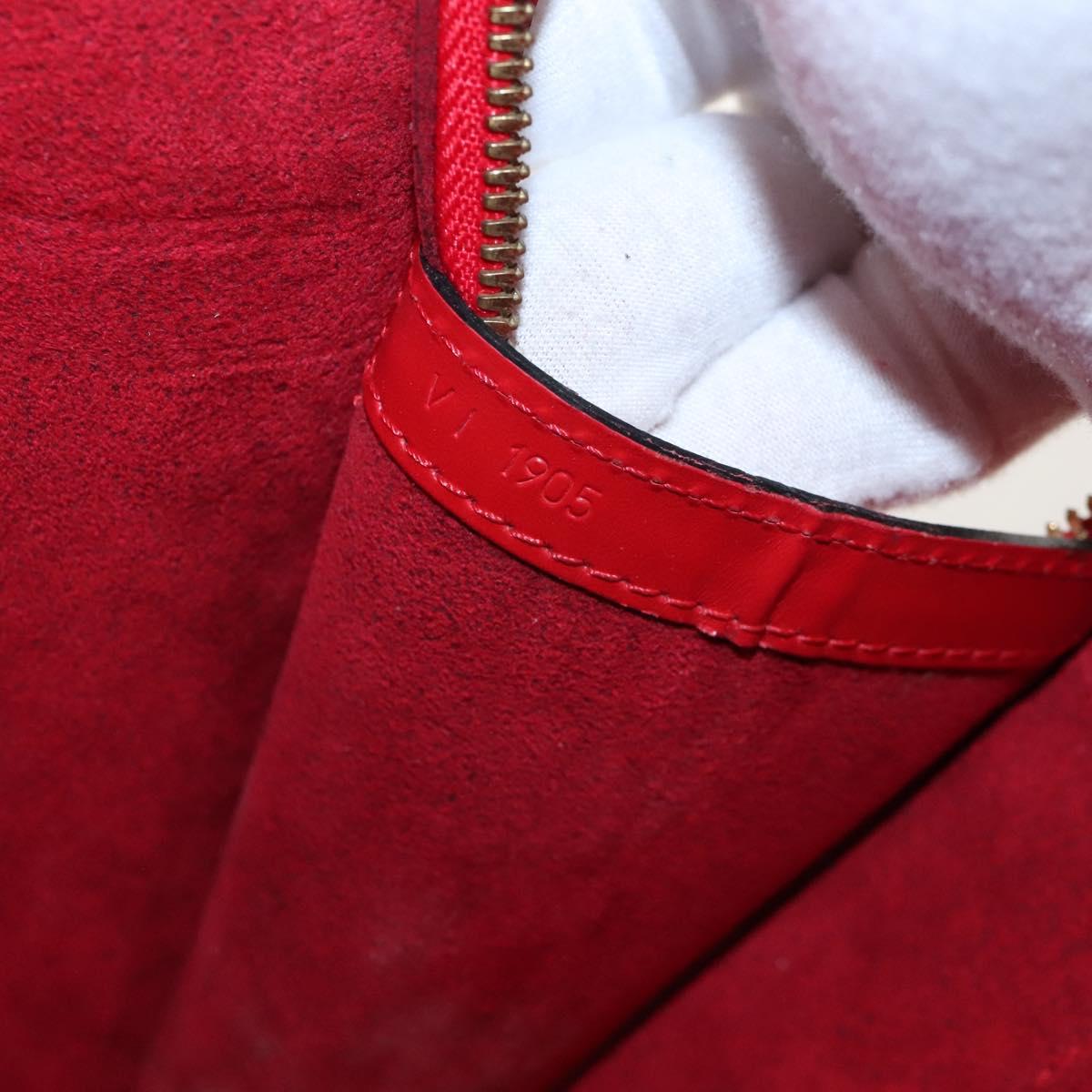 LOUIS VUITTON Epi Lussac Shoulder Bag Red M52287 LV Auth sw322