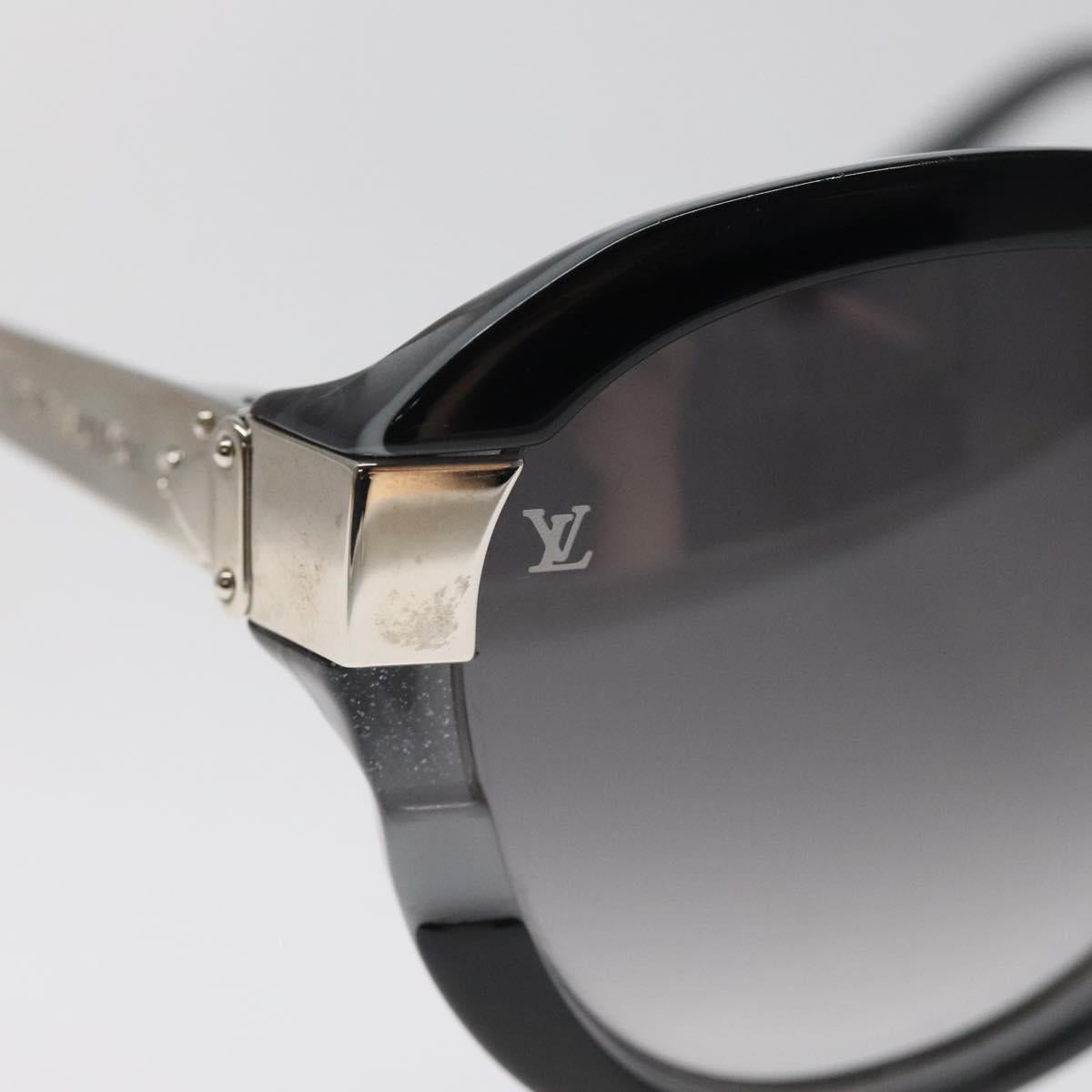 LOUIS VUITTON Petite Spencer Cat Eye Sunglasses plastic Black Z0489E Auth sw370