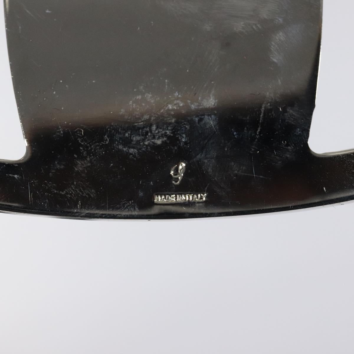 Salvatore Ferragamo Vala Belt Canvas 28.7"" Black Auth sw378