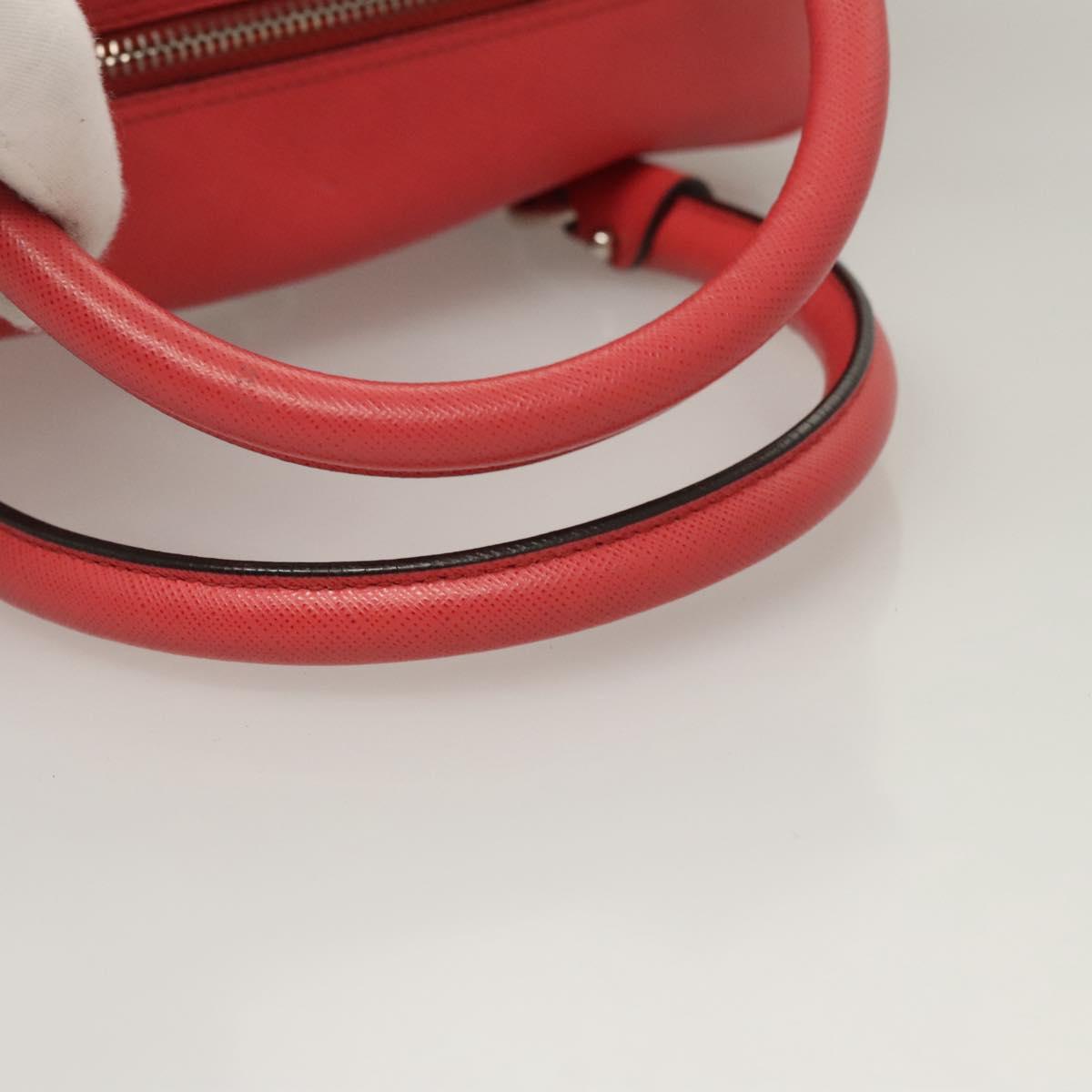 Salvatore Ferragamo Hand Bag Leather Pink Silver Auth sw403