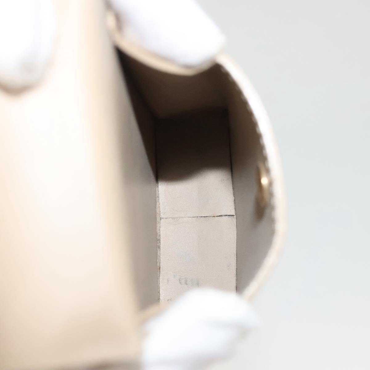 LOUIS VUITTON Monogram Vernis Green Cigarette Case Beige M91048 LV Auth sw408