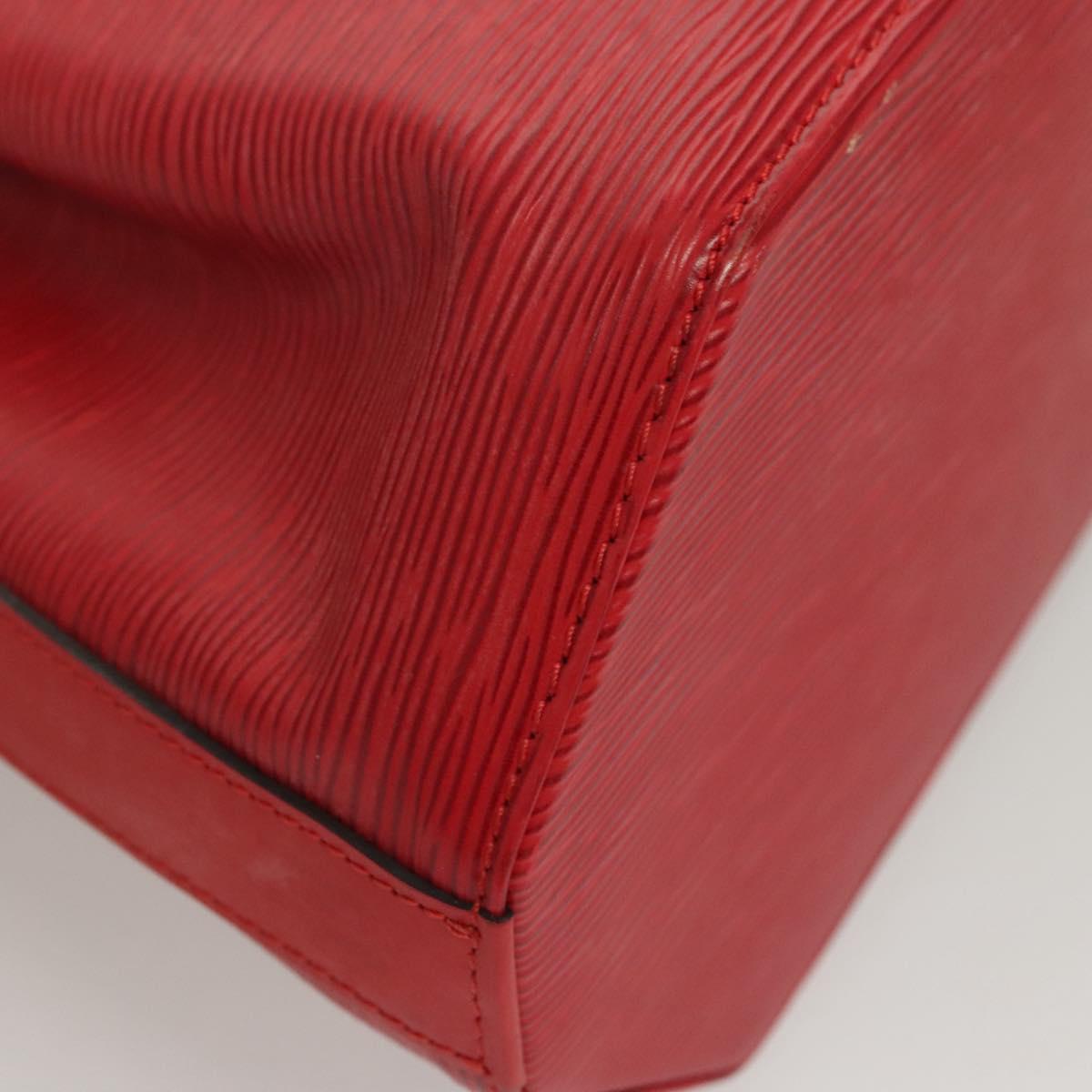 LOUIS VUITTON Epi Sac Depaule PM Shoulder Bag Red M80207 LV Auth sw430