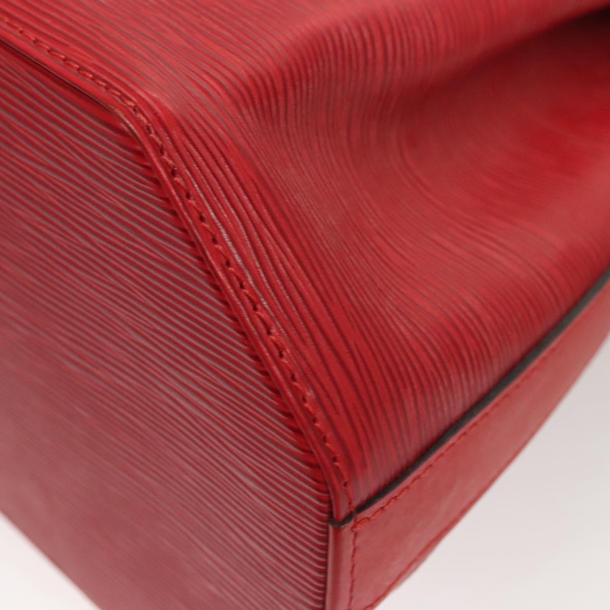 LOUIS VUITTON Epi Sac Depaule PM Shoulder Bag Red M80207 LV Auth sw430