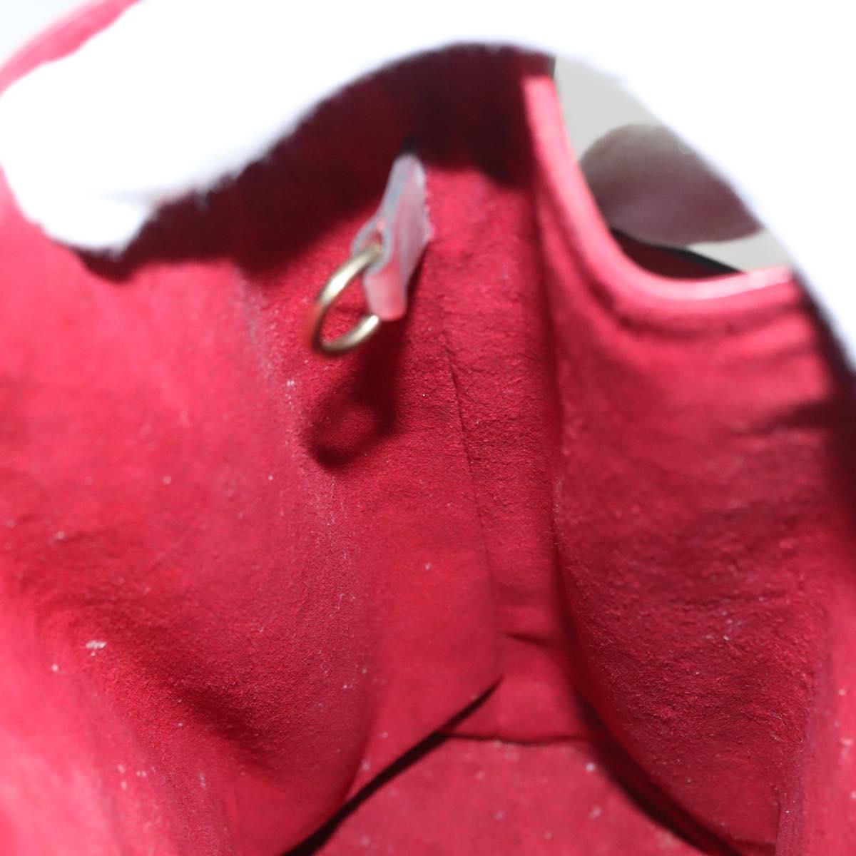 LOUIS VUITTON Epi Sac Depaule PM Shoulder Bag Red M80207 LV Auth sw430