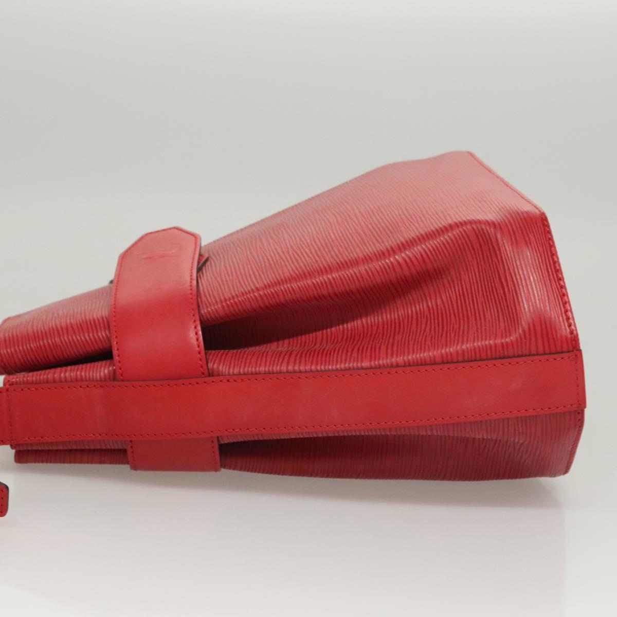 LOUIS VUITTON Epi Sac Depaule PM Shoulder Bag Red M80207 LV Auth sw430