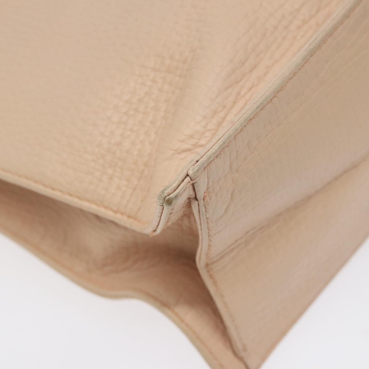 LOEWE Shoulder Bag Leather Pink Auth sw433