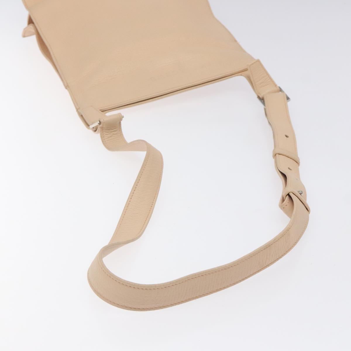 LOEWE Shoulder Bag Leather Pink Auth sw433