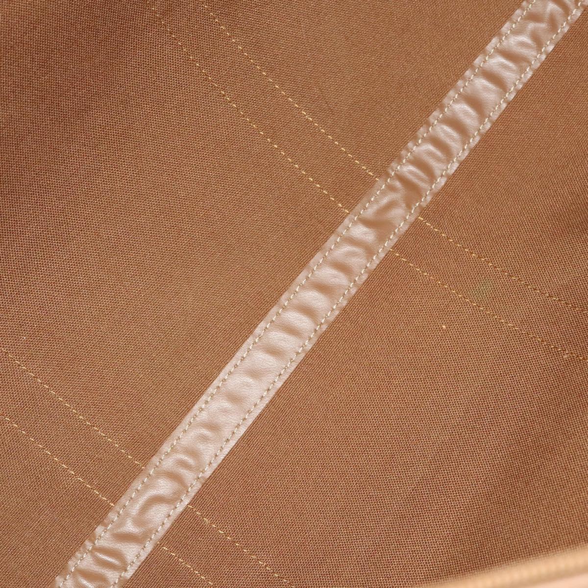 Christian Dior Honeycomb Canvas Boston Bag PVC Leather Black Auth sw438