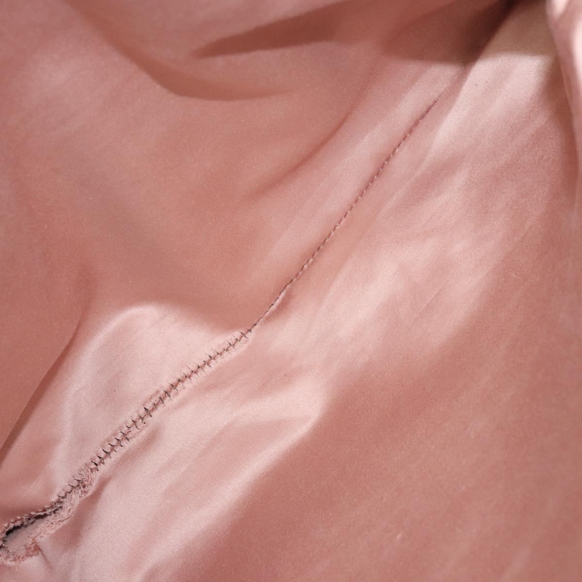 Miu Miu Hand Bag Leather 2way Red Gold Auth sw447M