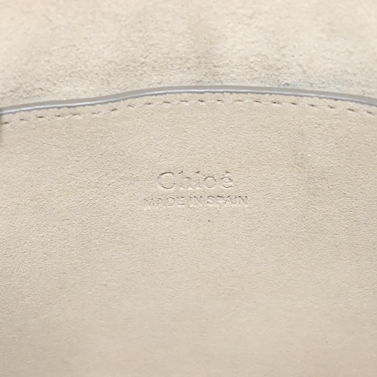 Chloe Fay Shoulder Bag Suede Leather Turquoise Blue Auth sw535