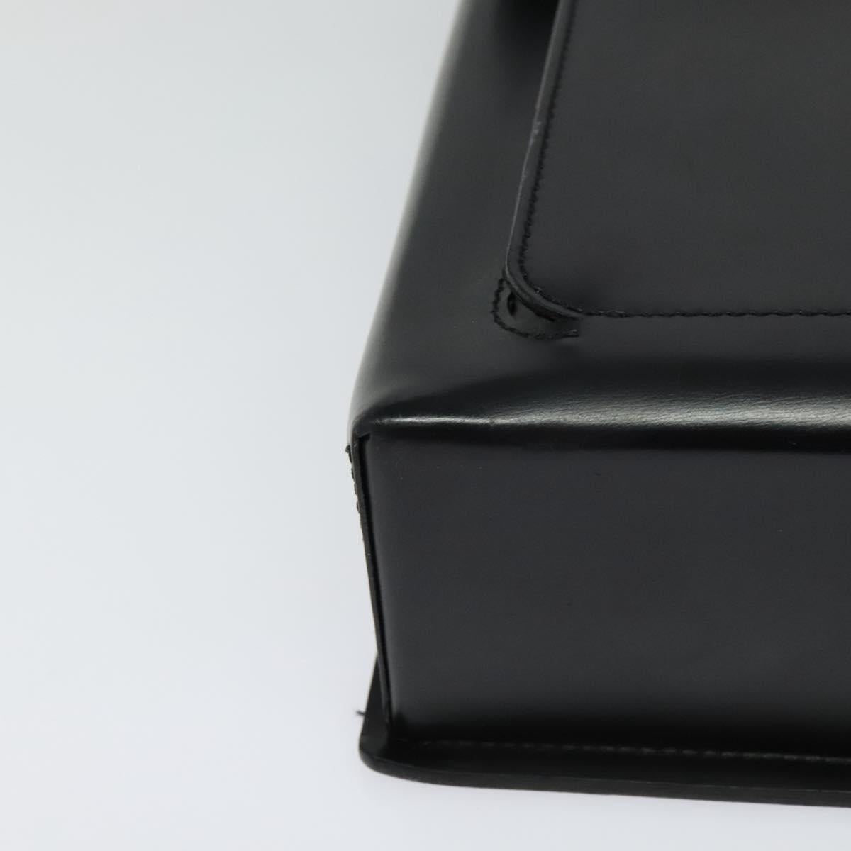 LOUIS VUITTON Liege Fantassan Shoulder Bag Leather Black M92223 LV Auth sw544