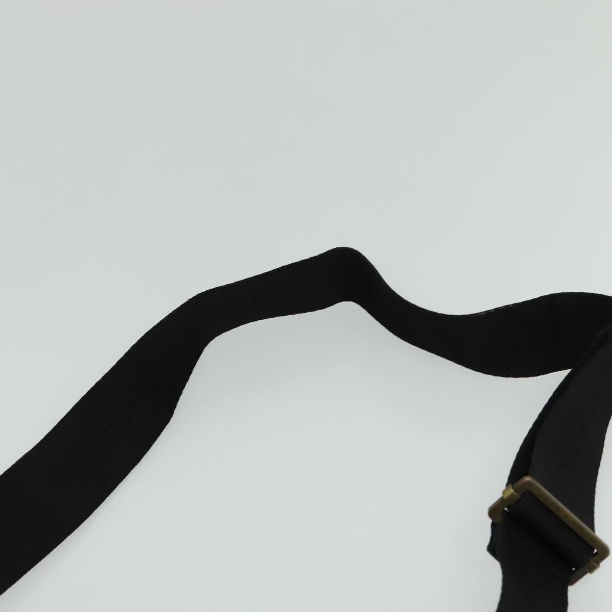 LOUIS VUITTON Liege Fantassan Shoulder Bag Leather Black M92223 LV Auth sw544