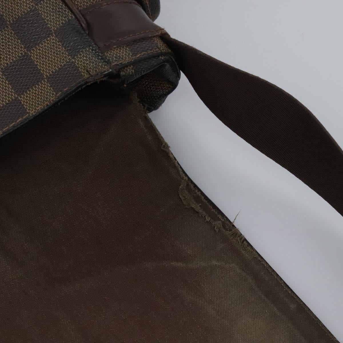 LOUIS VUITTON Damier Ebene Reporter Melville Shoulder Bag N51126 LV Auth sw611