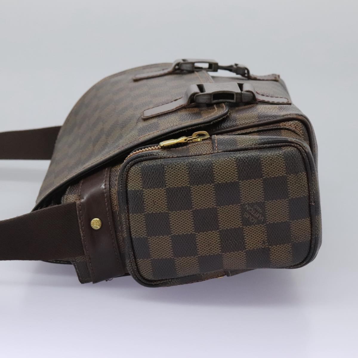 LOUIS VUITTON Damier Ebene Reporter Melville Shoulder Bag N51126 LV Auth sw611
