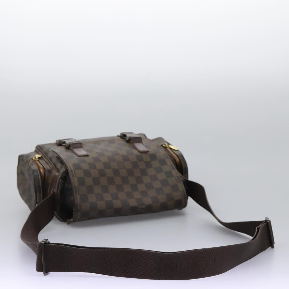 LOUIS VUITTON Damier Ebene Reporter Melville Shoulder Bag N51126 LV Auth sw611