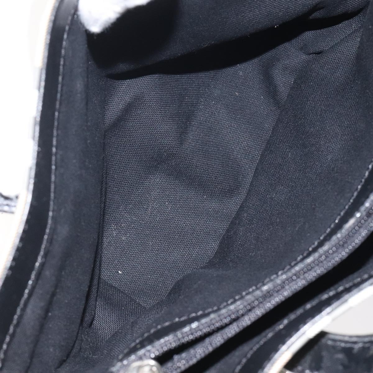 BURBERRY Nova Check Hand Bag PVC Beige Auth sw619