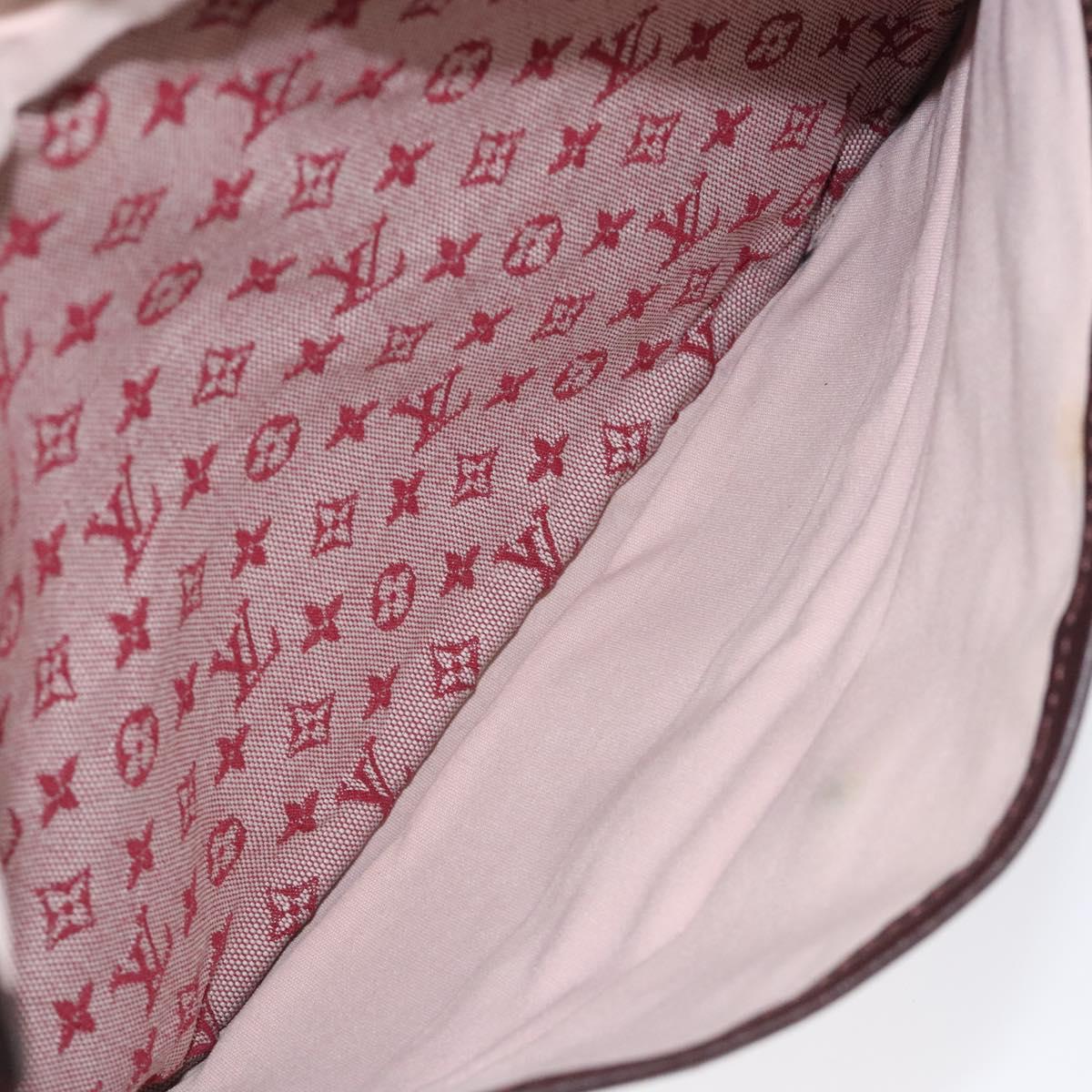 LOUIS VUITTON Monogram Mini Belanger Shoulder Bag Red M92171 LV Auth sw667