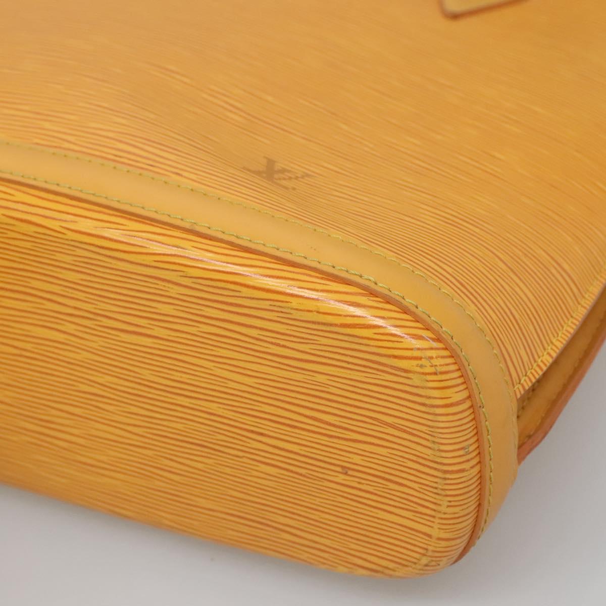 LOUIS VUITTON Epi Lussac Shoulder Bag Yellow M52289 LV Auth sw668
