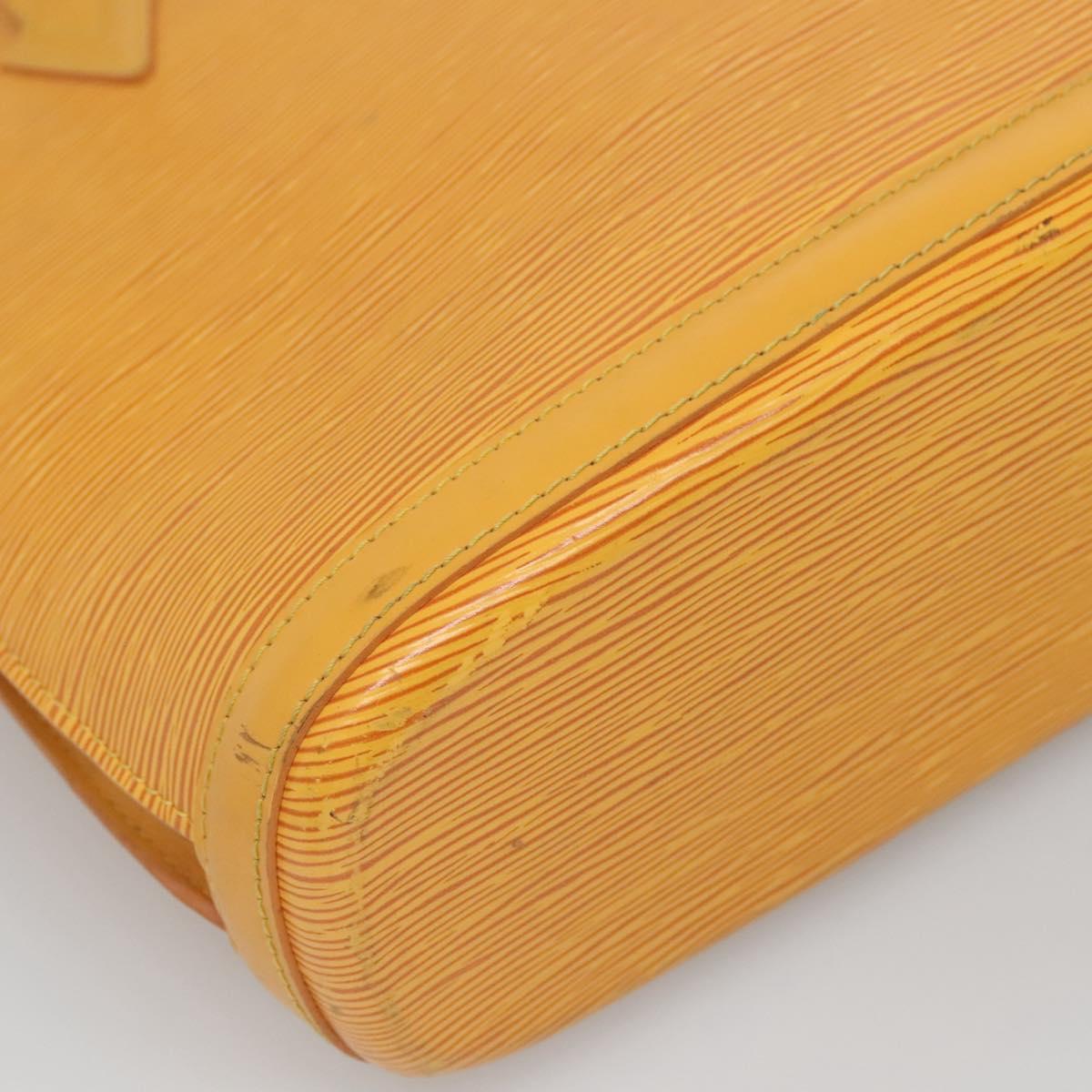 LOUIS VUITTON Epi Lussac Shoulder Bag Yellow M52289 LV Auth sw668