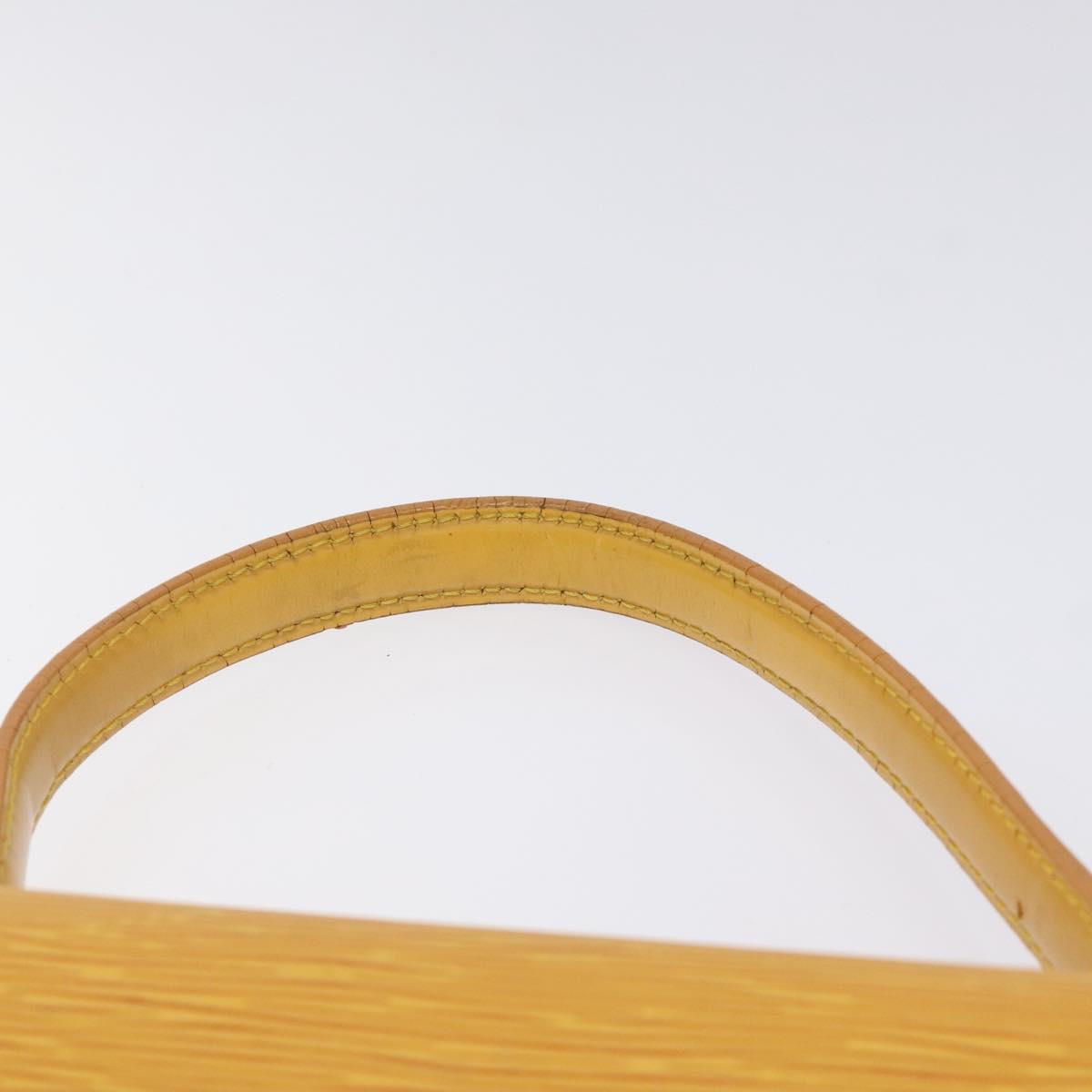 LOUIS VUITTON Epi Malesherbes Hand Bag Tassili Yellow Jonne M52379 Auth sw669