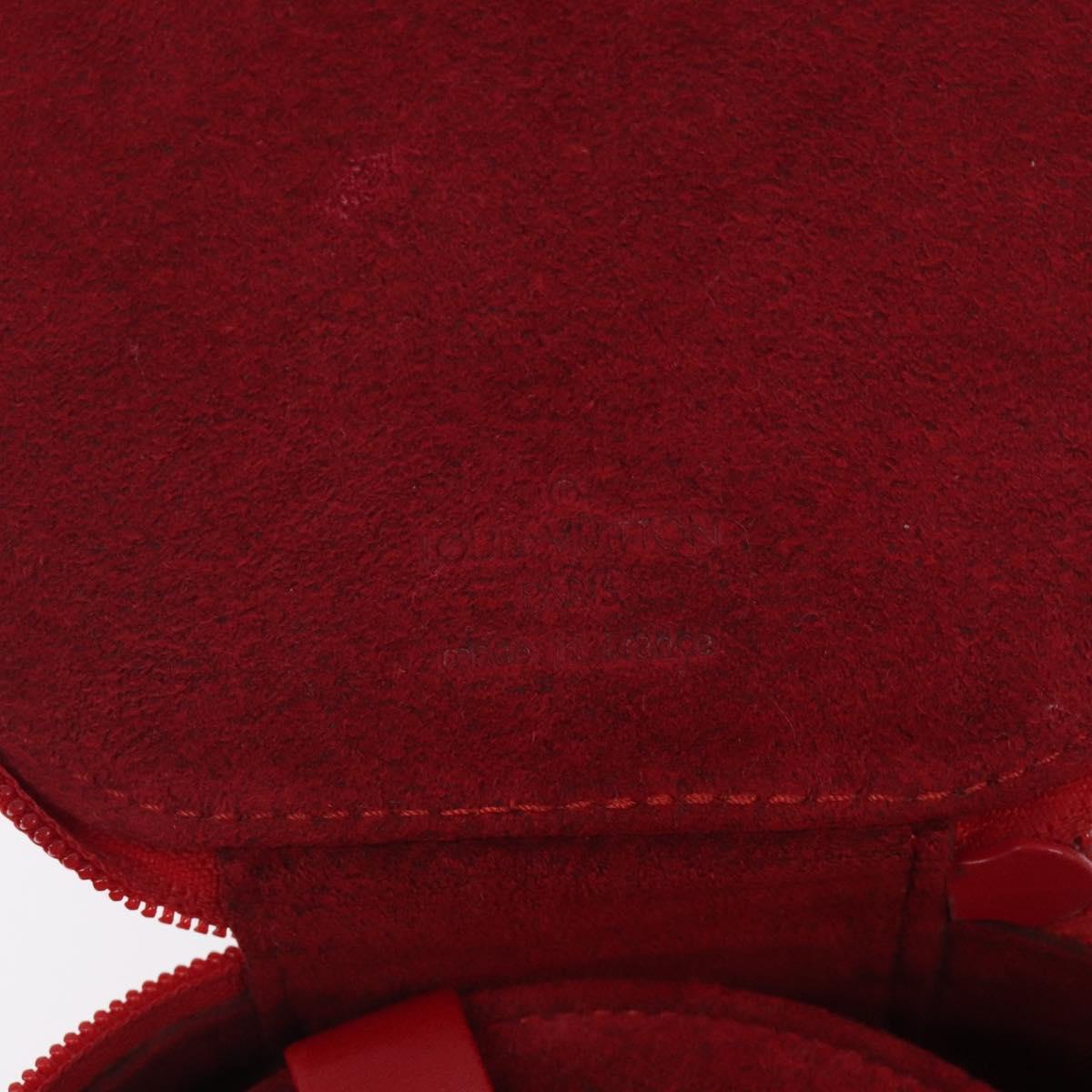 LOUIS VUITTON Epi Ecrin Bijoux 12 Jewelry Box Red M48207 LV Auth sw670