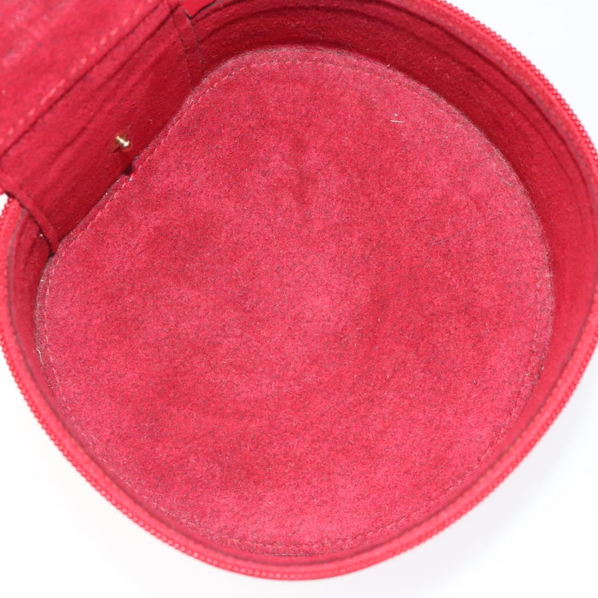 LOUIS VUITTON Epi Ecrin Bijoux 12 Jewelry Box Red M48207 LV Auth sw670