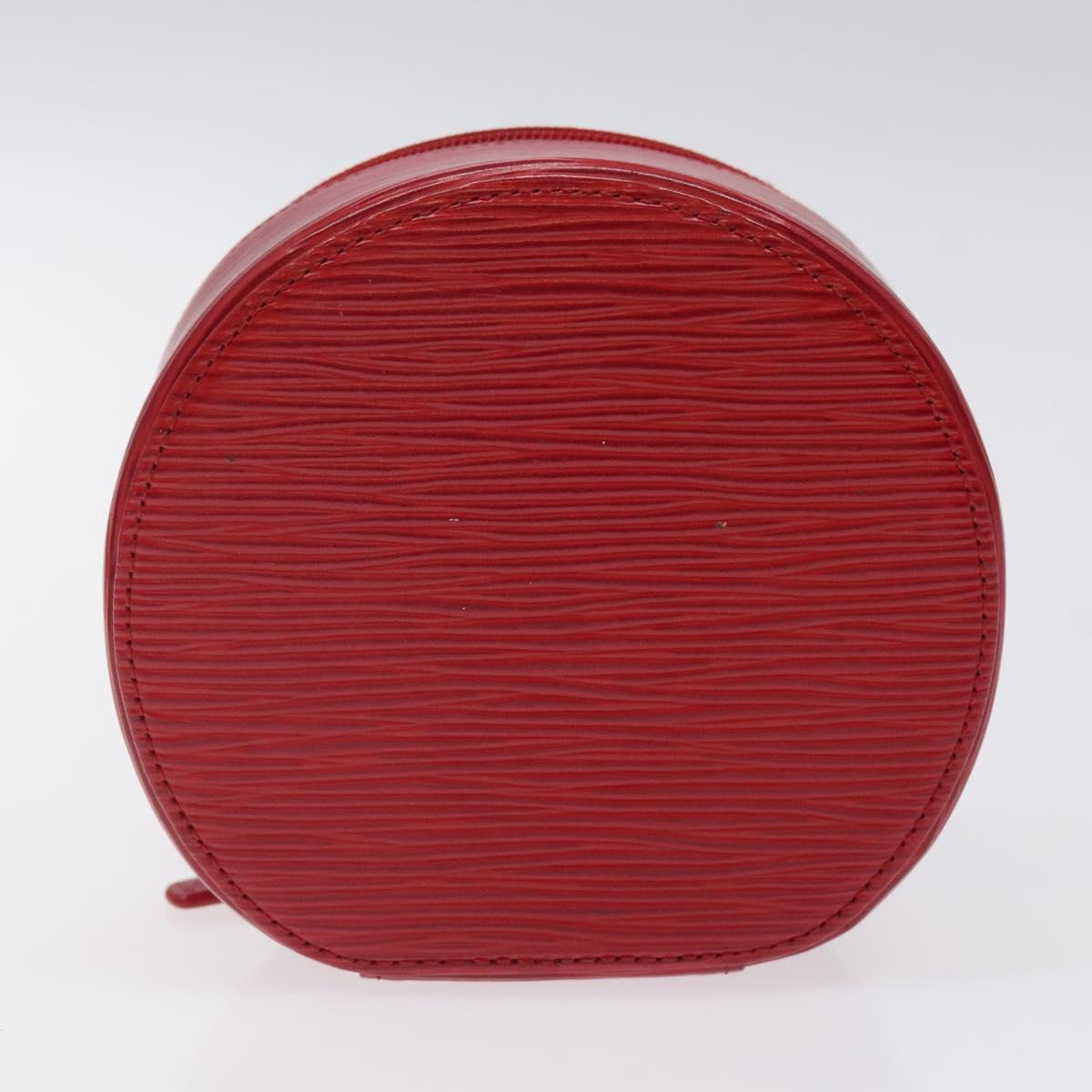 LOUIS VUITTON Epi Ecrin Bijoux 12 Jewelry Box Red M48207 LV Auth sw670