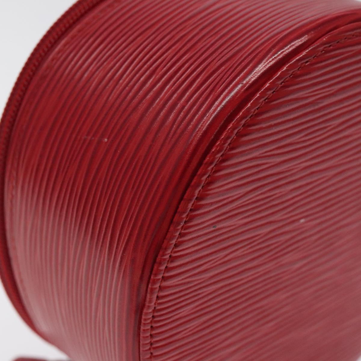 LOUIS VUITTON Epi Ecrin Bijoux 12 Jewelry Box Red M48207 LV Auth sw670