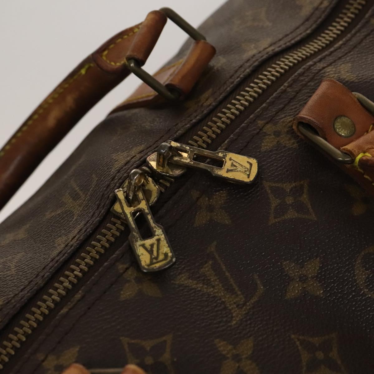 LOUIS VUITTON Monogram Keepall Bandouliere 60 Boston Bag M41412 LV Auth sw695
