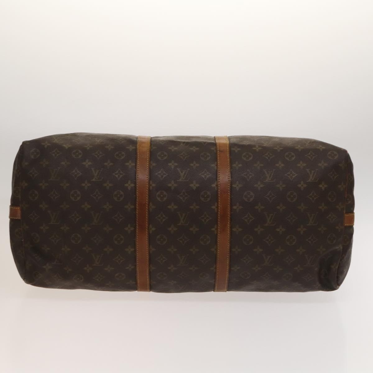 LOUIS VUITTON Monogram Keepall Bandouliere 60 Boston Bag M41412 LV Auth sw695