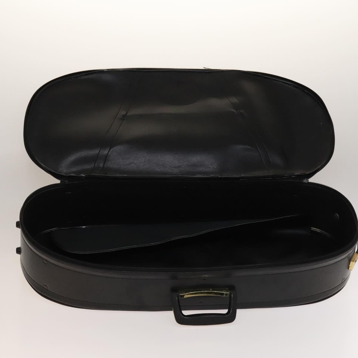 Burberrys Nova Check Violin Cases Leather Beige Gold Auth sw748