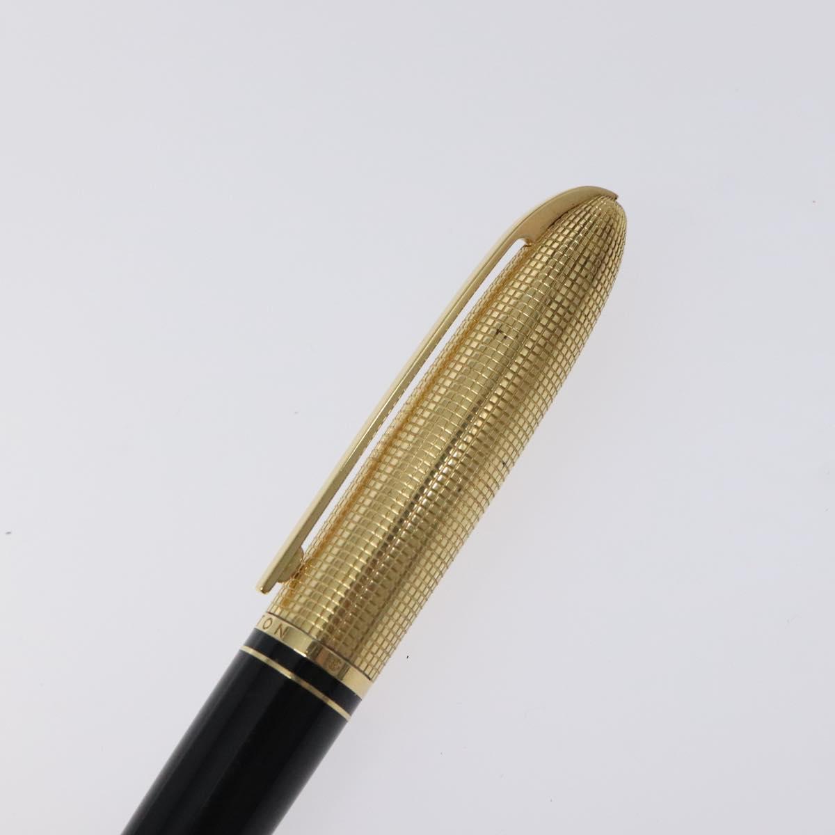 LOUIS VUITTON Dock Lacquer Ballpoint Pen Metal Black N72602 LV Auth SW883