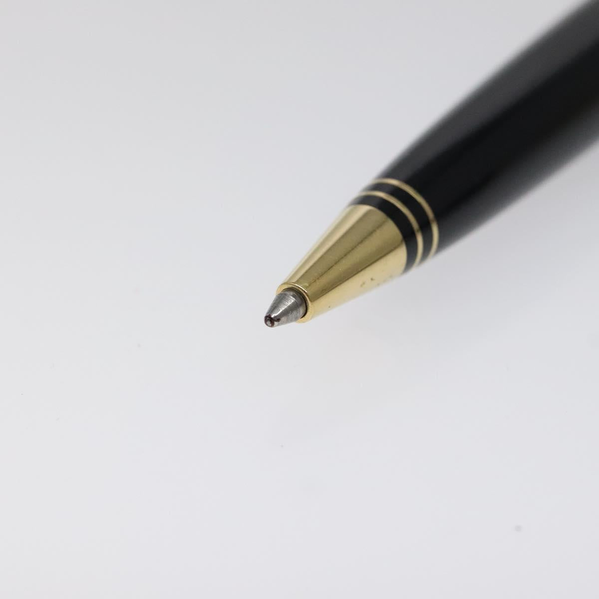 LOUIS VUITTON Dock Lacquer Ballpoint Pen Metal Black N72602 LV Auth SW883