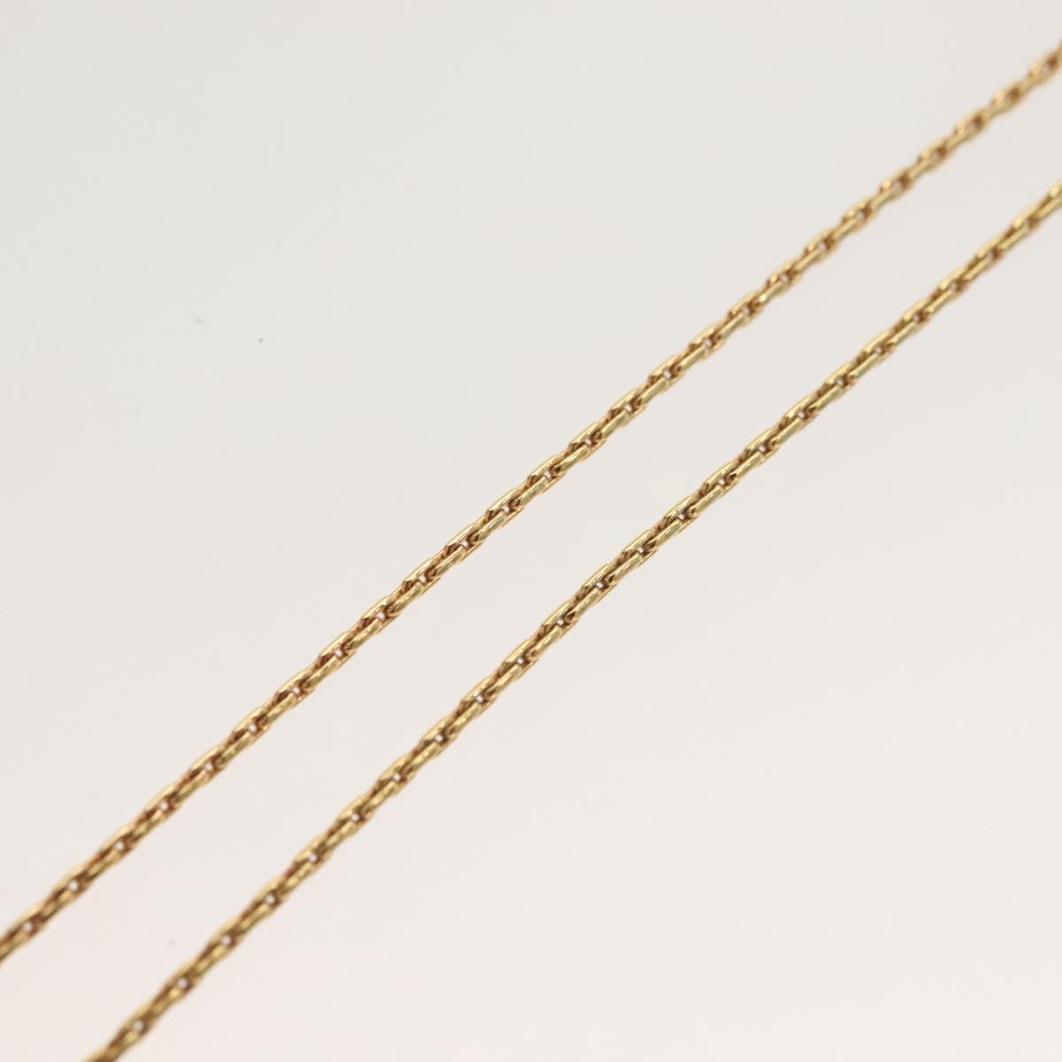 Christian Dior Necklace metal Gold Auth SW947