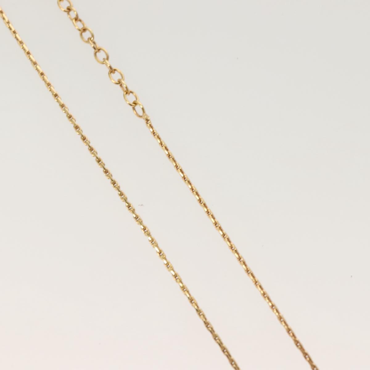 Christian Dior Necklace metal Gold Auth SW947